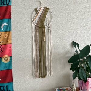 Handmade macrame wall decor